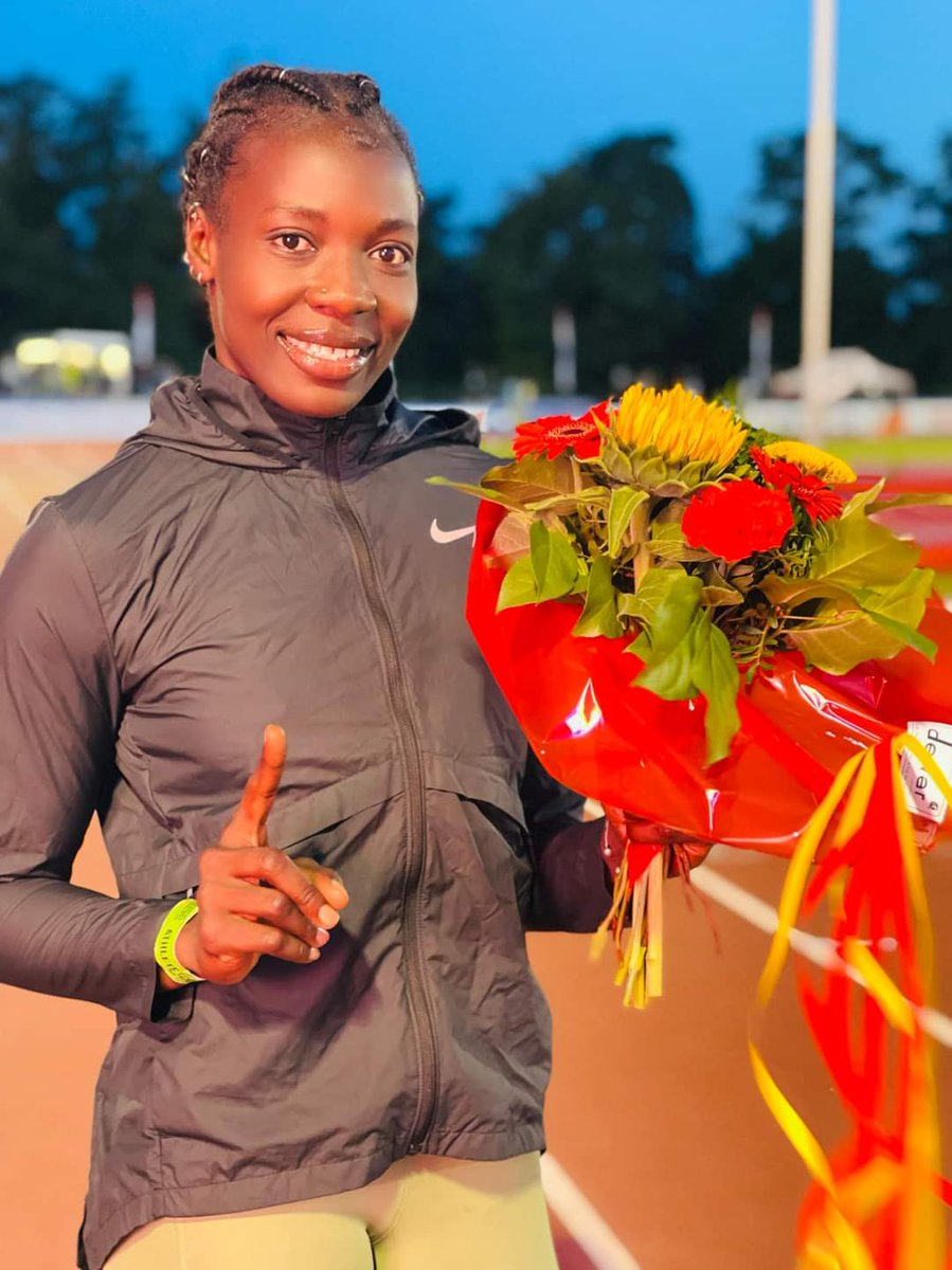 ArseneKONDI's tweet photo. 📌 #Athlétisme: L'athlète internationale #Burkina-bè Marthe Yasmine Koala remporte à Liège en #Belgique, une médaille en or au saut en longueur. L'athlète Burkinabè a réalisé un bond à 6m58. 

✍️ @ArseneKONDI https://t.co/aswAXFQ3nU