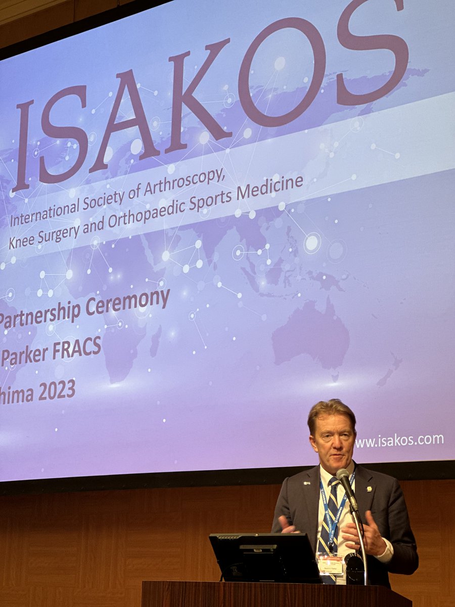 sydney_ortho's tweet image. @ISAKOS has announced that the JSOA has become its first National Partner Society. The announcement was made recently in Japan, following a ceremony where a new MOU was signed by ISAKOS President Dr. David Parker and JSOA President Prof. Yasuyuki Ishibashi.

#isakos #JSOA