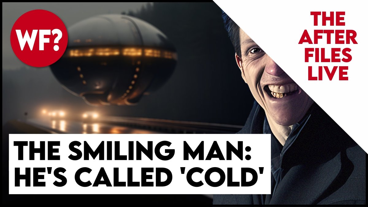 OMGTheWhyFiles's tweet photo. It's that time again. We are LIVE directly after tonight's ep: 6:45p PST! 

We're talking Indrid Cold, The Smiling Man, The Turkish UFO, Deep Dives, Q&amp;A, free stuff, wacky antics! 

https://t.co/h9HGJEeFbu https://t.co/V3B3pzrgoY