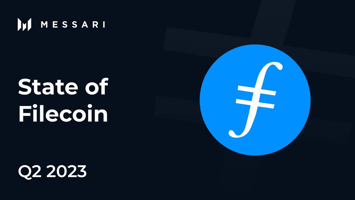 MessariCrypto's tweet photo. 1/ Curious about @Filecoin's Q2 2023 performance?

Filecoin's performance in Q2'23 witnessed a 64% QoQ increase in active deals. Additionally, the Filecoin Virtual Machine enabled new usage cases.

@tech_metrics and @JenniferOvat dive into highlights below. 🧵 https://t.co/AgmQKDtmEH