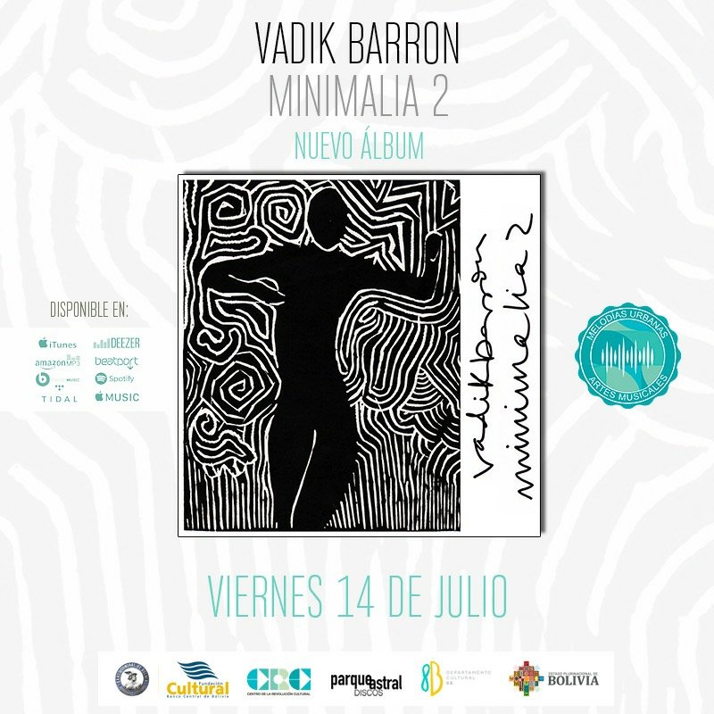 Este viernes 14 de julio estreno nuevo álbum en todas las plataformas de distribución digital de música. 
#Musica #discos #cantautor #Bolivia