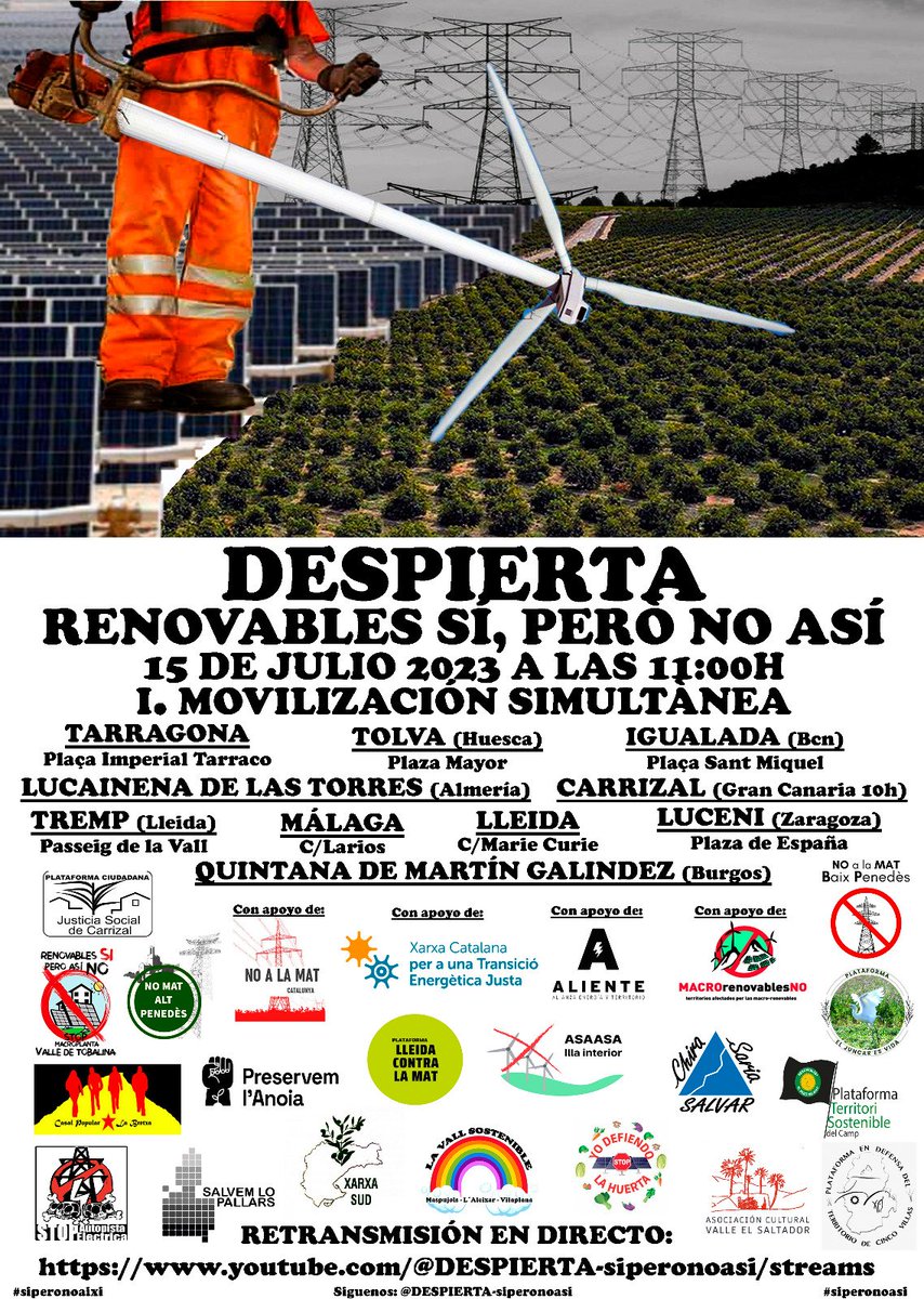 eljuncaresvida's tweet photo. Cada vez somos más. 
En #Luceni #RiberaAltadelEbro nos reunimos 3 plataformas: @territorio5v @HuertaMovera @eljuncaresvida os esperamos a todos
@MacroRenovables @paisajes_teruel
@ansararagon 
@AmigosTierraAra 
@ecologistaszgz
@GobAragon
@AlienteOrg
@AragonNoticias_ https://t.co/xamms6uj7L