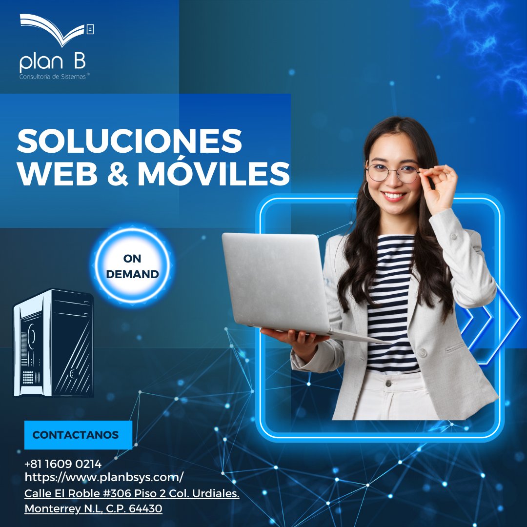 planbsys's tweet photo. Soluciones acorde a las necesidades de nuestros clientes bajo plataformas "anywhere - everywhere" con la finalidad de incrementar la productividad.

#planb #planbsys #planbsysmty #ti #digital #tecnologia #tecnologiadigital #software #consultoria #ingenieria #programacion https://t.co/SKn76jCeM4