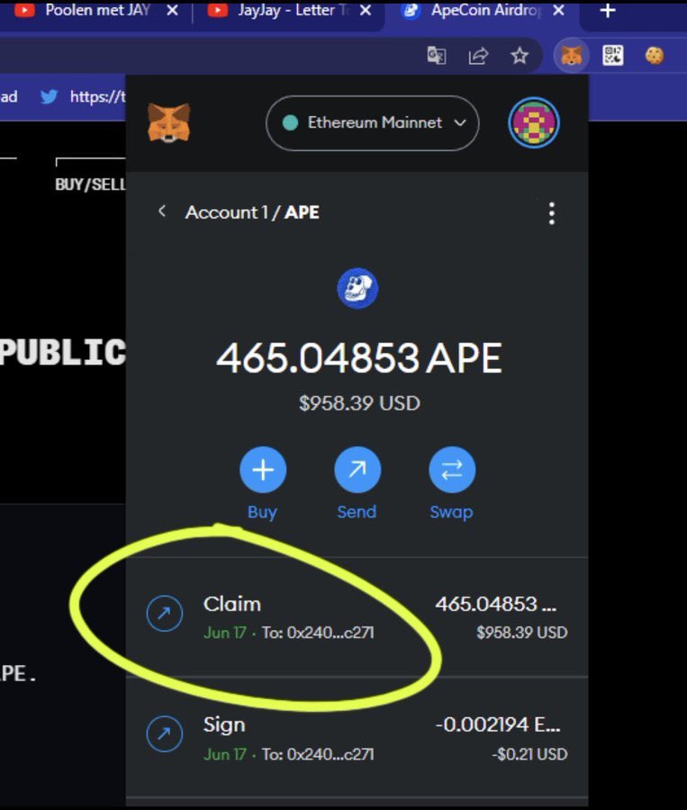 🚨 NEW AIRDROP ALERT🚨 

CLAIM YOUR $APE AIRDROP NOW !! 👇

apecoins.day

 $ADA #crypto #100X #MATIC BTC $SUI Ether #USDC $QNT #NFTs $XEN $APE #ETH #airdrops $LINK $DOGE $XRP $PEPE $MONG $BOB $WAGMI #MATIC $CAW $SHIB $FLOKI $DAVE $PSYOP $BEN #USDT $BTC #nftcollectors