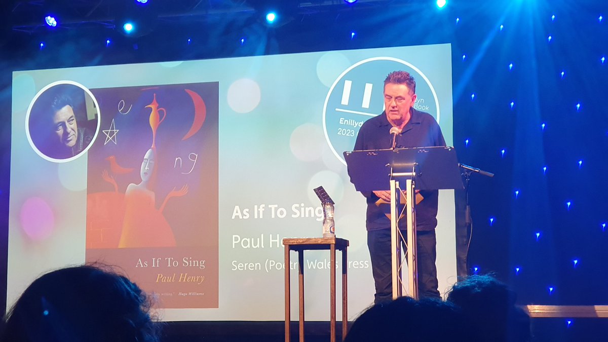 SerenBooks's tweet photo. Congratulations Paul Henry on winning the English Language Poetry Category at Wales Book of the Year 2023 for 'As If To Sing'! #WBOTY23 @LitWales https://t.co/jFwl6Gu0HW