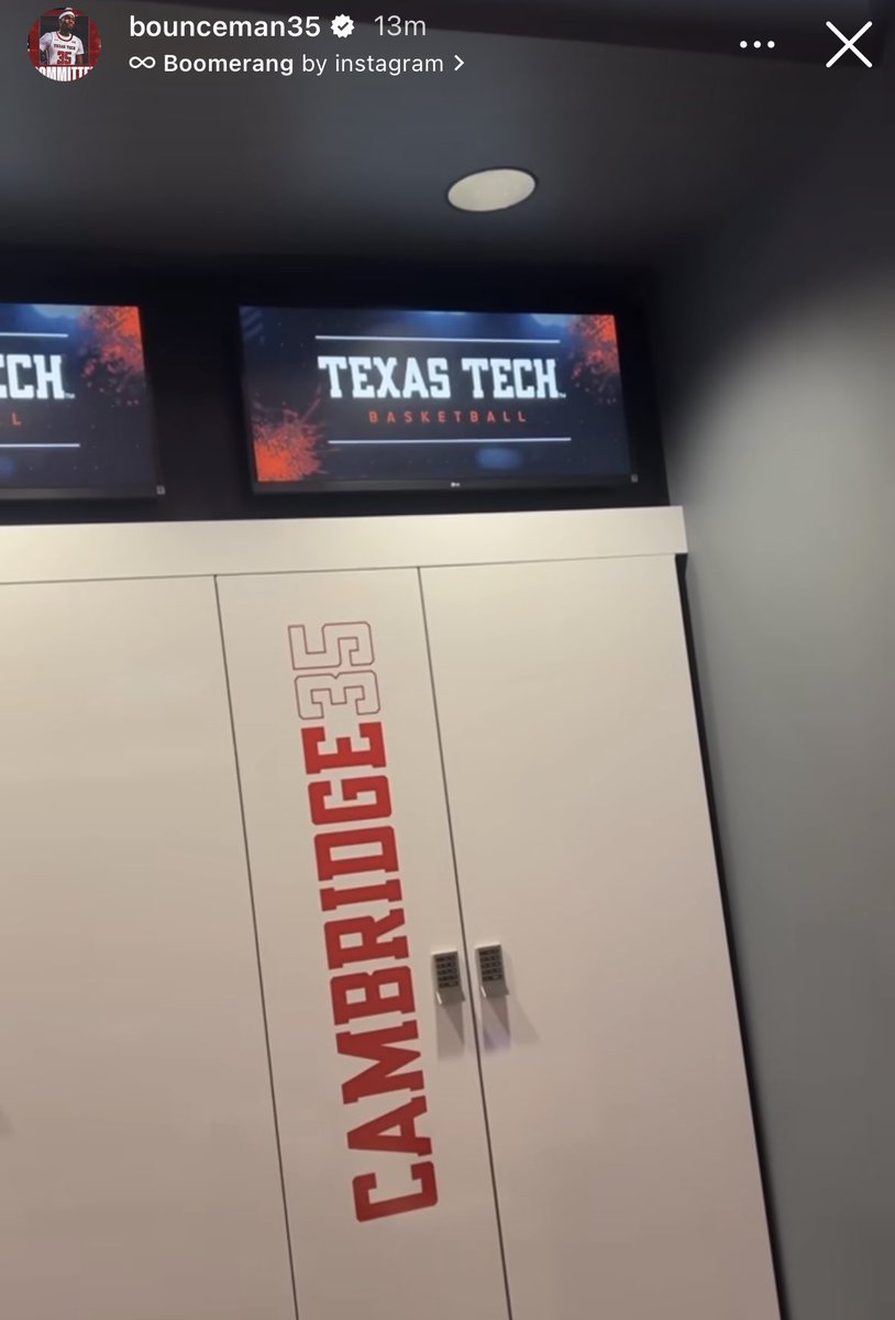 Devan Cambridge (<a href="/DevanCambridge/">Devan Cambridge</a>) has officially arrived in Lubbock, per his IG story.