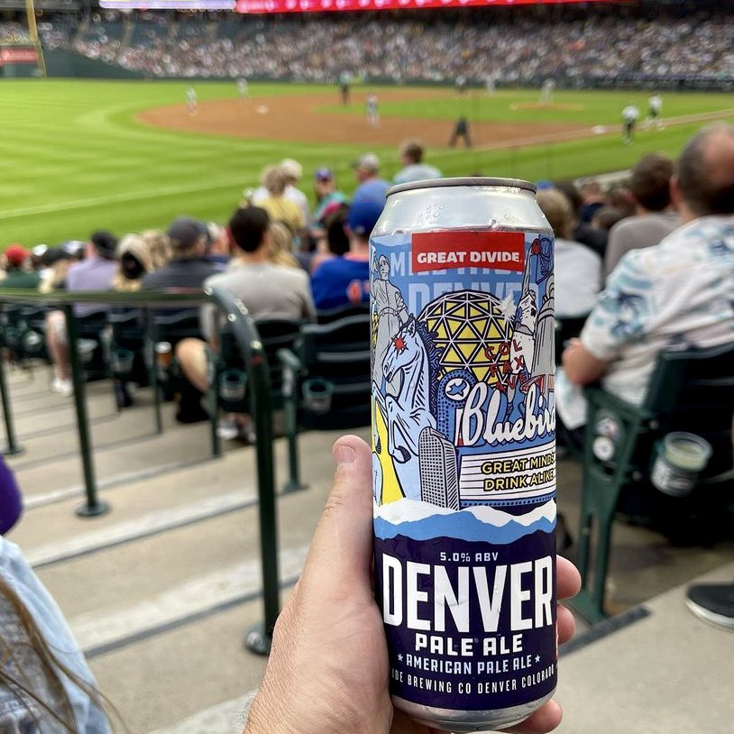 Headed to watch the #rockies take on the #yankees this weekend? Look for Denver Pale Ale at Coors Field! 
⚾️💜