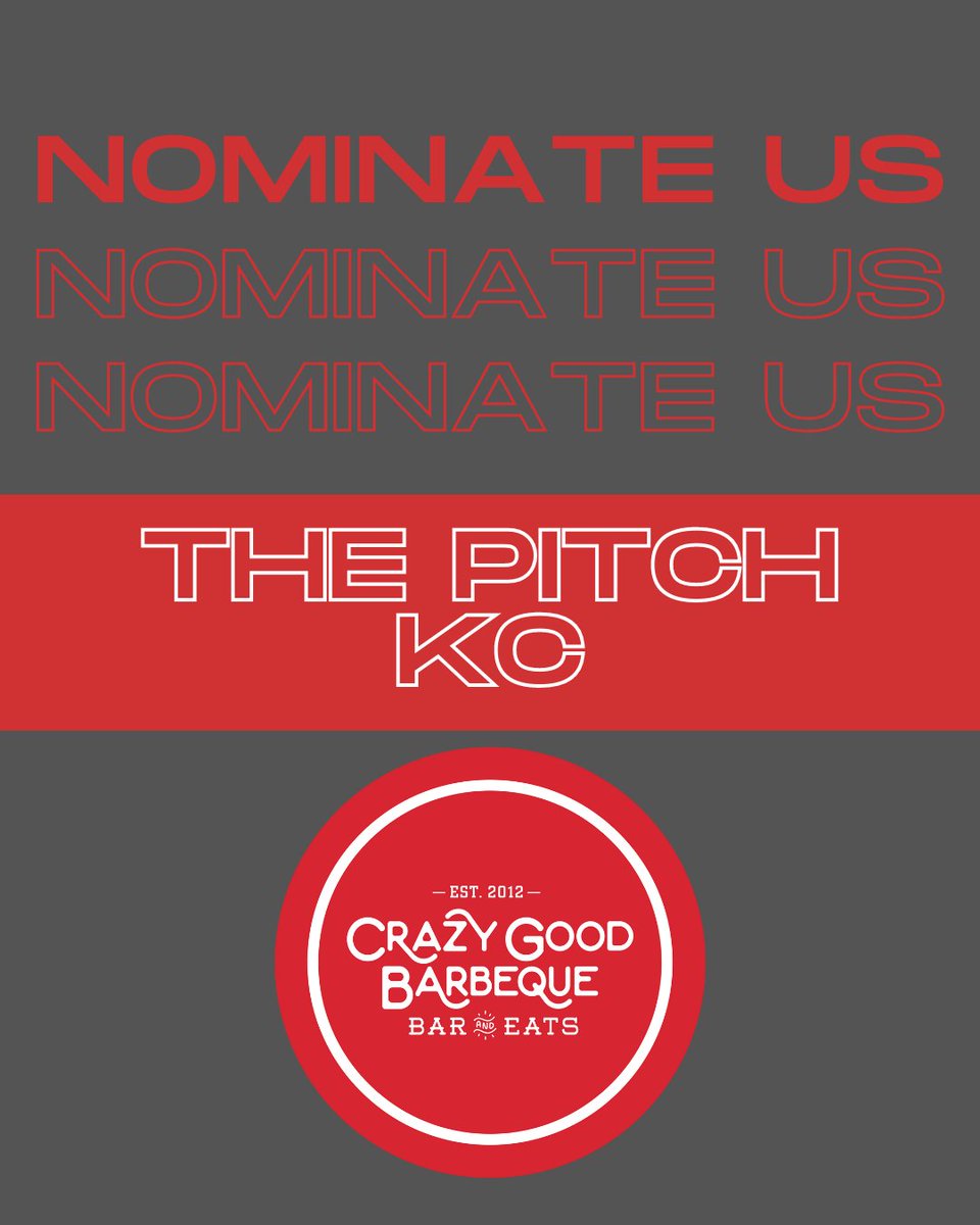 Nominate us! 

Checkout the Barbecue Category of The Pitch's Best of KC and nominate us here: vote.thepitchkc.com/barbecue

#bestofkc #kcmo #eatkc #kclocal #kcrestaurants #kansascitybbq #kcbbq #bestofkansascity #eatlocalkc