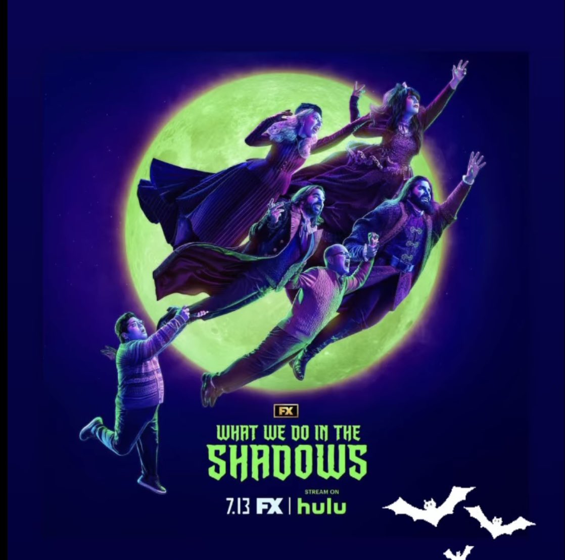 What We Do In The Shadows returns with a new season 5 tonight on FX, then streaming on Hulu!! My Baron Afanas will also return in 3 episodes this season, in all my rejuvenated glory. @theshadowsfx @FXNetworks @hulu