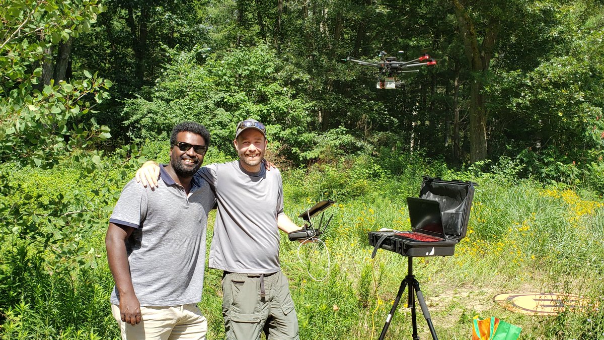 A successful LiDAR fieldwork day at St. Williams Conservation Reserve. 14 hectares scanned in a few hours with <a href="/derektrobinson/">Derek Robinson</a> <a href="/NurHuss23487596/">Nur Hussain</a>