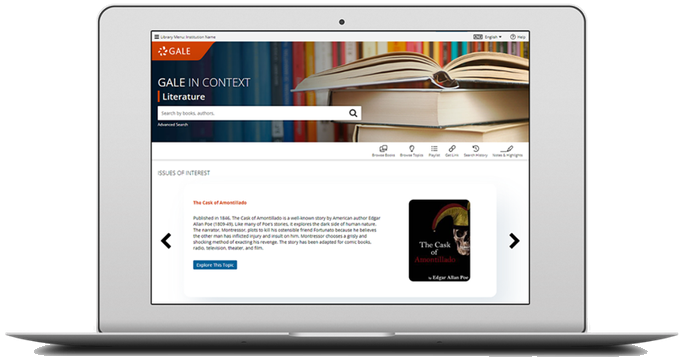 galecengage's tweet photo. Gale In Context: Literature was recognized by The Learning Counsel for helping #ELA learners thrive and supporting #ELL students gain fluency. Read the full review to learn how this new #EdTech illuminates minds. https://t.co/ASsSzOevHq