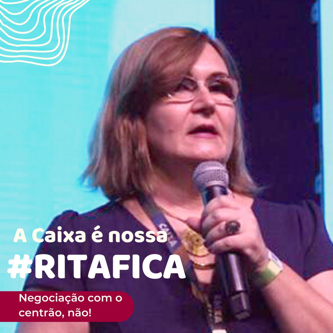 LaraVMoreti's tweet photo. Rita Serrano serve ao povo, não ao centrão. A Caixa deve servir ao povo, não ao centrão.
#RitaFica https://t.co/XCurKq4SM6