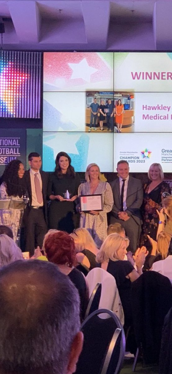 AllerstonPaul's tweet photo. 🌟 Proud to sponsor "Employer of the Year" award at the GM Health and Care Partnership ceremony. Congrats to the deserving winner and inspiring finalists! Let's celebrate organisations that prioritise their employees and shape a brighter future. #EmployerOfTheYear @HD_Health https://t.co/b0aVfcsrre