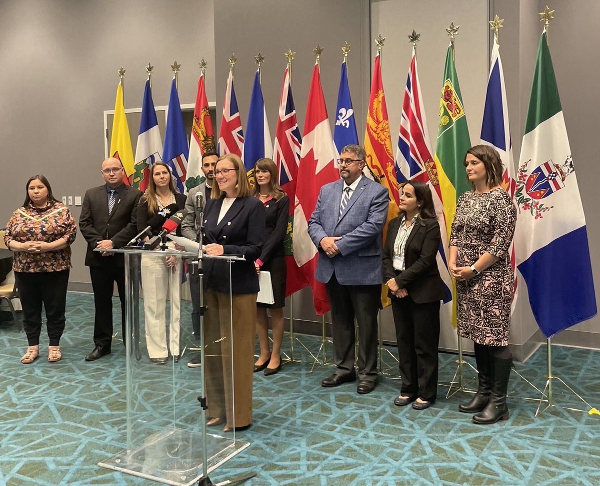 karinagould's tweet photo. Early Childhood Educators are the backbone of our Canada-wide child care system. We need to support them.

We will work on a workforce strategy that will focus on recruitment, and recognizing the immeasurable work they do to provide our kids with the best possible start in life. https://t.co/wOKWSFbn0E