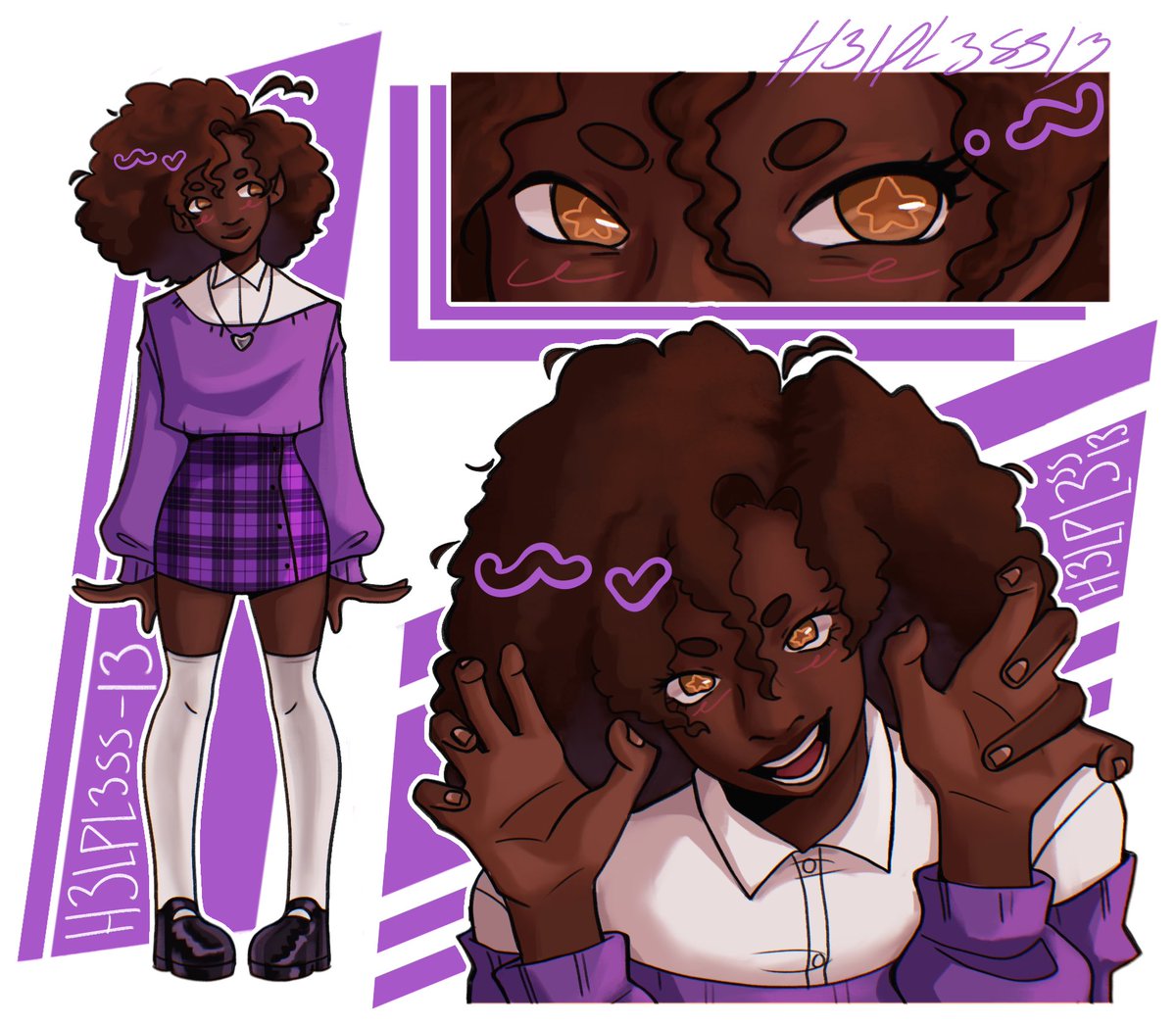 H3lpL3ss13's tweet photo. FINALLY DONE ITS MY BBY HAZELL :))) she’s so purple coded to me #hazellevesque #pjo #herosofolympus https://t.co/o1ozGxsXP5