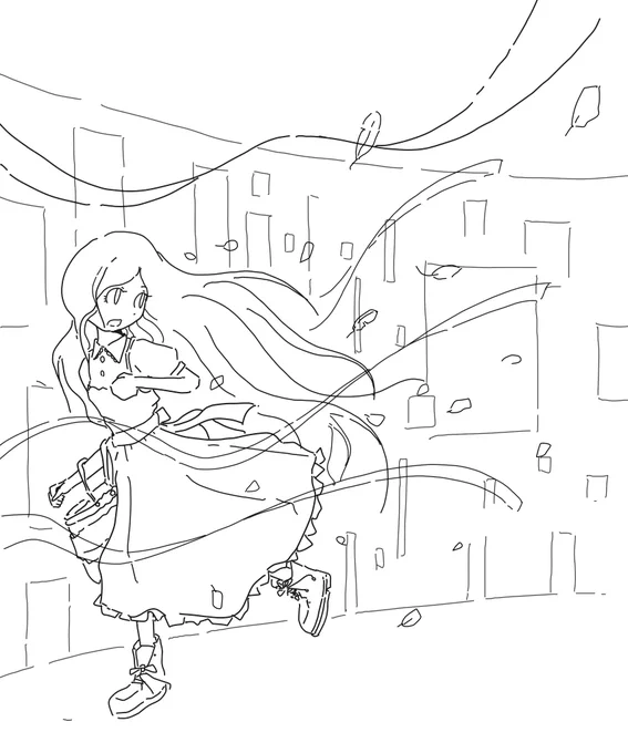 かわいいの描けそうな気がするので、明後日電車の中で塗ってきます。  とりあえず映画見に行かなきゃ💦