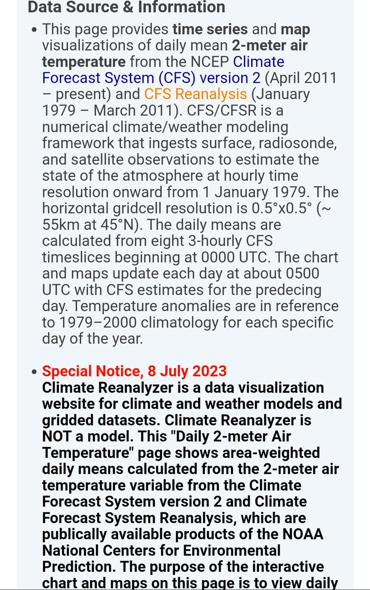 R2Osola's tweet photo. @Haholatwi @Touko_S Ohessa linkki kyseiseen juttuun. Se ei suinkaan käsittele sitä että mallit olisivat epäluotettavia. https://t.co/oPT3O53M8W

Ja Climate reanalyzerin "yhden henkilön malli" on ihan USAn valtion laitoksen tuottamaa mallinnusta (NCEP=National Centers for Environmental Prediction). https://t.co/zWYjNm5L90