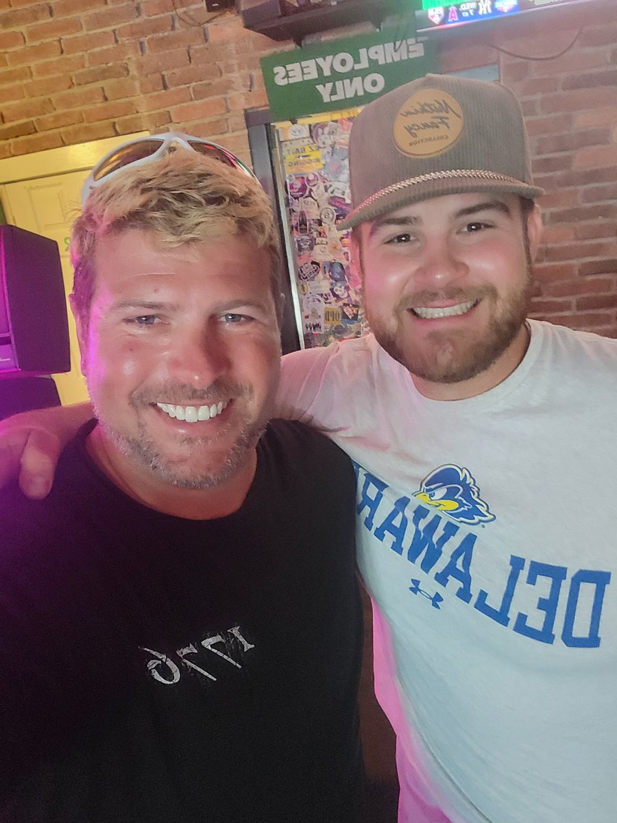 Always great catching up with <a href="/gerstellfalcons/">Gerstell Athletics</a> baseball alumni. The man behind the "Nowakowski Drill"!  Great catching up Nowa!