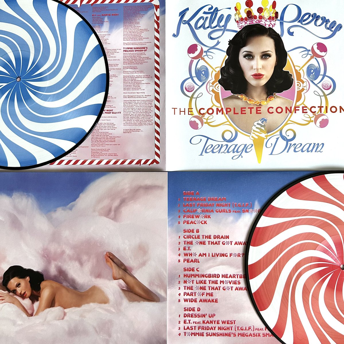 COMING FRIDAY:

Katy Perry - Teenage Dream: The Complete Confection peppermint picture disc vinyl

9 copies | $59.99
Unboxed Copy | $54.99

Unboxing: https://t.co/zzFxerno1T https://t.co/RabSbNuwzz