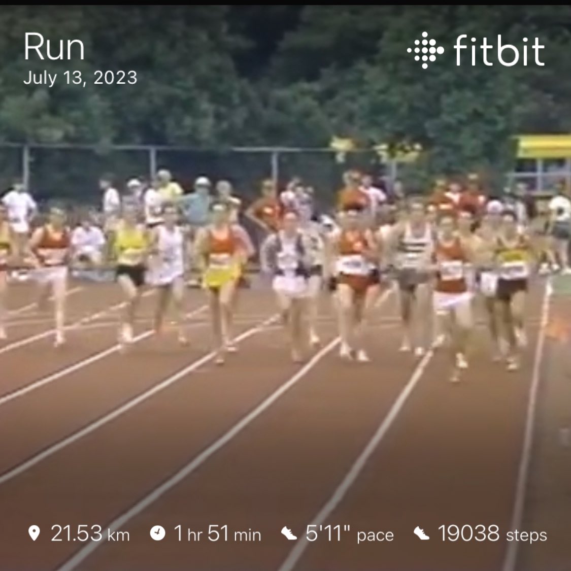 OFSAA 1987 3000m. I’m in the middle in white shorts with blue and white shirt. Ran my pb of 8:54 in this race. Greg Anderson ran 8:00, set the Canadian national high school record which still stands! Brendan Mathias second in 8:13 ran in the ‘92 Olympics 5000m. #ofsaa #3000 #run