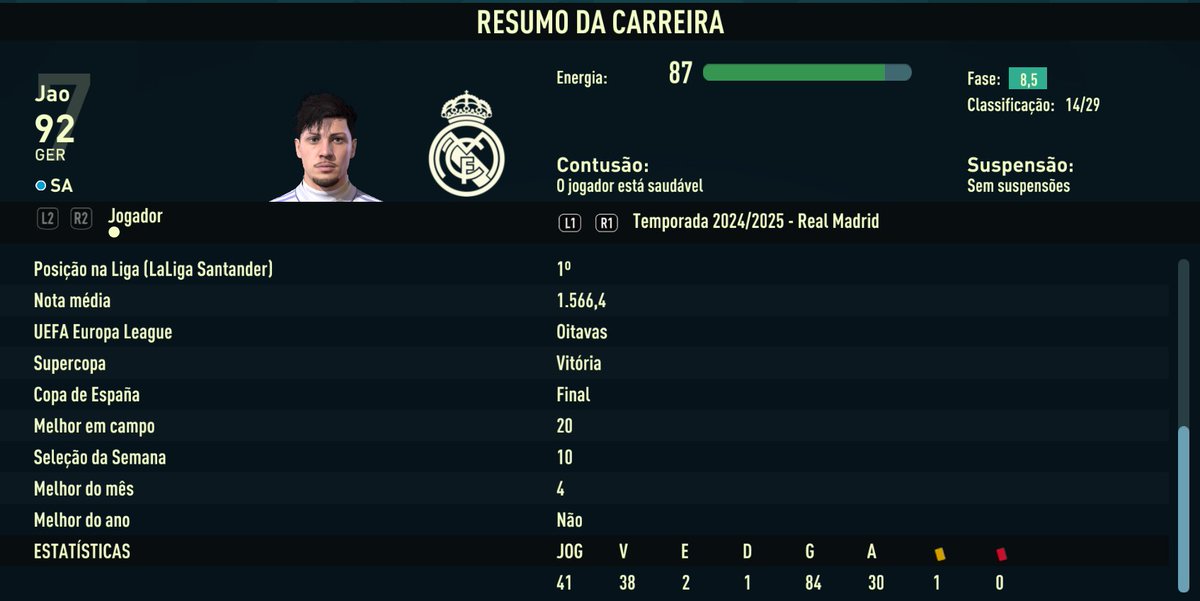DigOmelhor's tweet photo. o record da laliga é 50 gols, eu passei isso em menos da metade da temporada https://t.co/PjBbo9OIyC