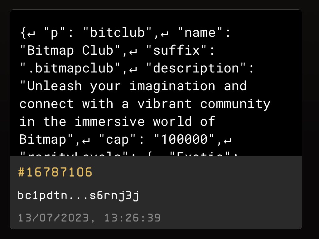 A2E_A2E's tweet photo. 1/3 

🟧🔥🟧 Another Club deployed, using @_bitclub protocol. 

It could be the FIRST Club to unite more Bitmap holders and enthusiasts. 

Let’s connect into #Bitmap/@blockamoto 

It is a Club using #bitclub protocol to may unite even more Bitmap lovers 🧡 https://t.co/HSxVjTO0kB