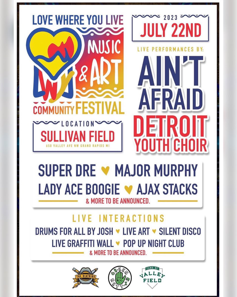 aint_afraid's tweet image. DETROIT, we are rocking it out all summer with y’all ❣️‼️💯 Detroit and Metro Detroit shows all summah long. Click the link below buy tickets! 🎫 🔥

aintafraid.com/events-calendar