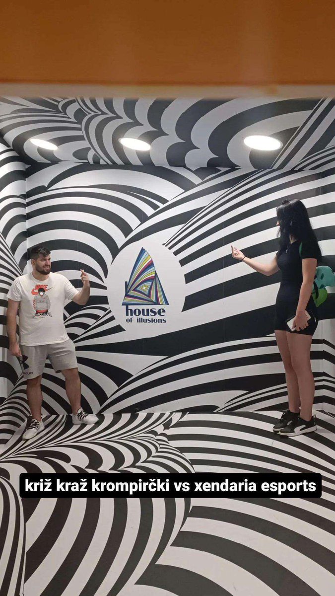 Tommorow me and <a href="/nikajutersek_/">dumpl1ng</a> are playing at a slovenian lan, as you can see in the picture from the house of delusions we are very delusional in thinking we can win the event🤡