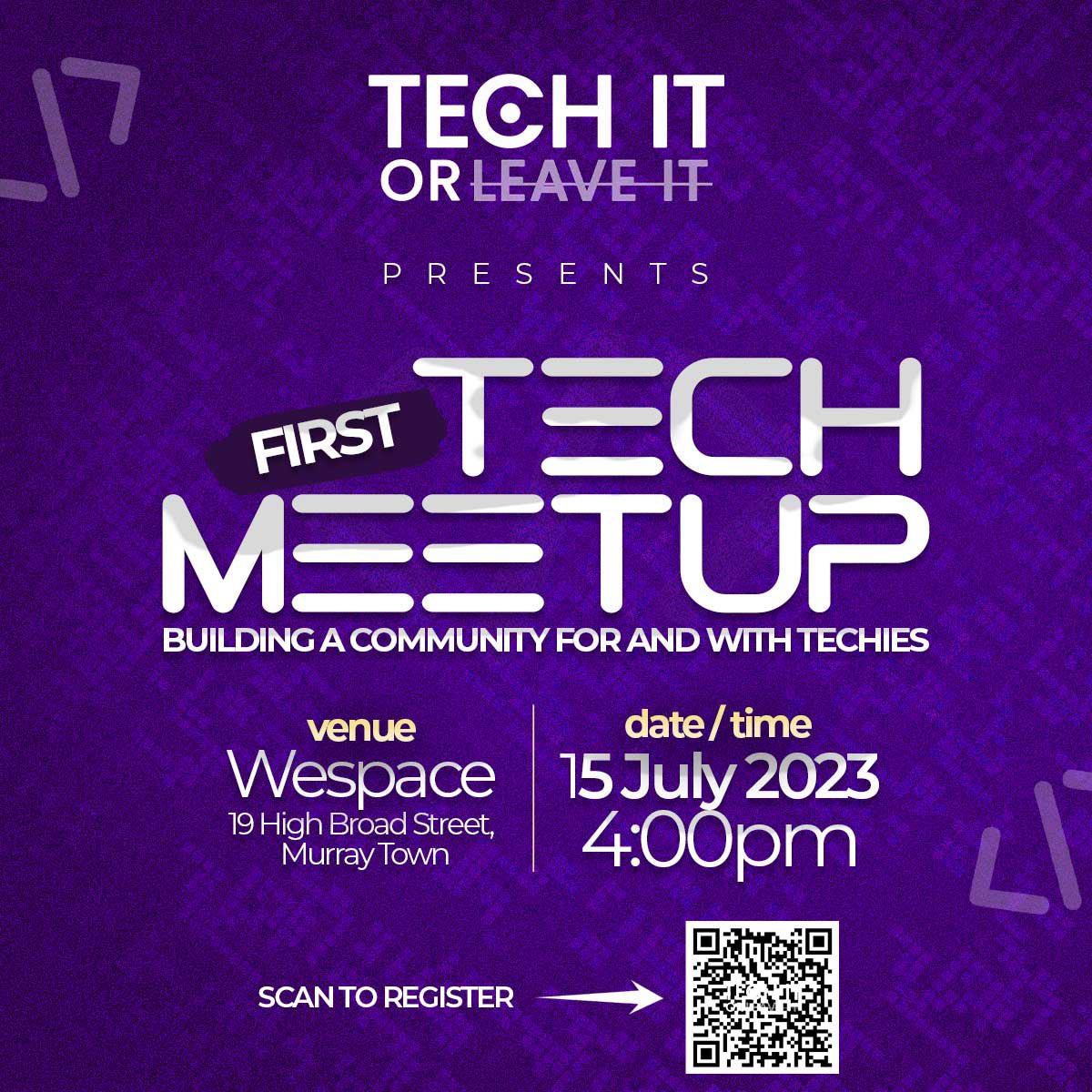 techit_global's tweet photo. Hello Techies,
We're thrilled to invite you to our upcoming Tech Community Meetup, where techies gather to share knowledge, network, & explore ways on how we can improve 🇸🇱’s tech ecosystem.
To secure your spot, we kindly ask you to register.
RT
🖇️ https://t.co/Q7DnO4RRDl https://t.co/VyPpXwp1xj