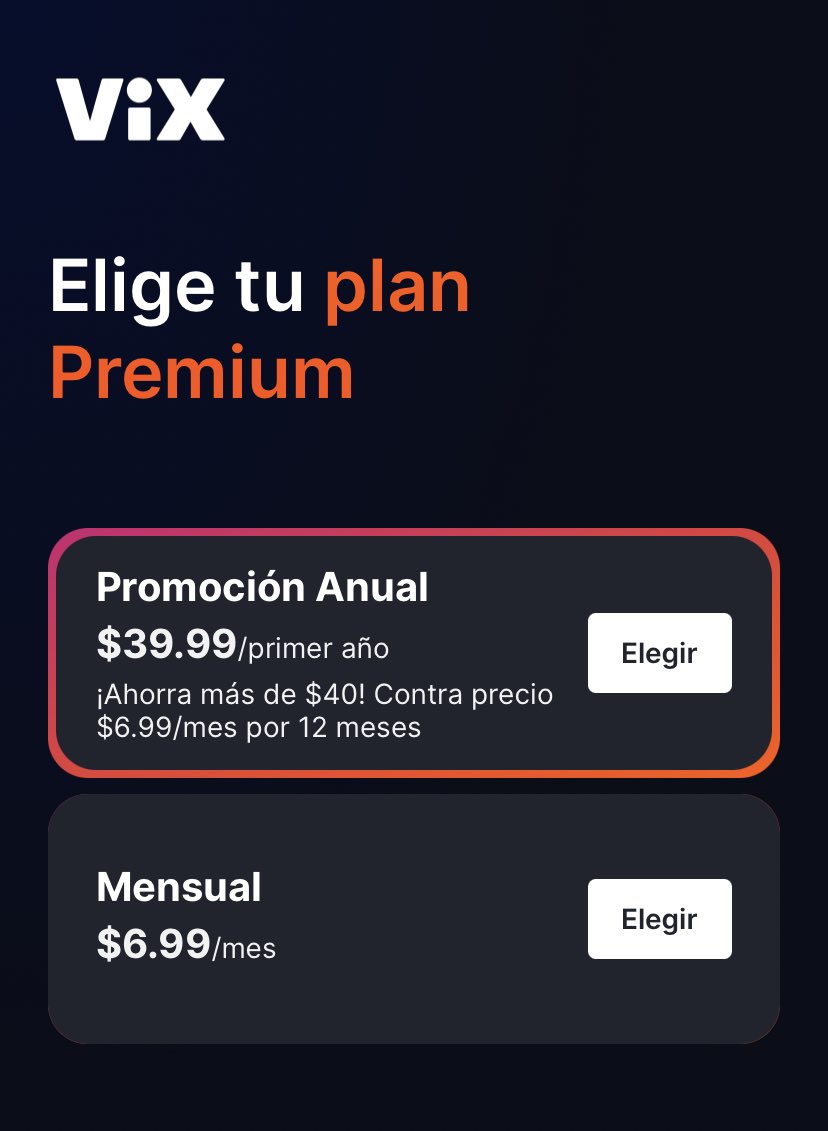 soloenrrique's tweet photo. Hola @VIX , al querer pagar su paquete anual me cobra $1,000 en lugar de los $499 que indican en su promoción, ¿qué se puede hacer? https://t.co/hv4XungQsJ