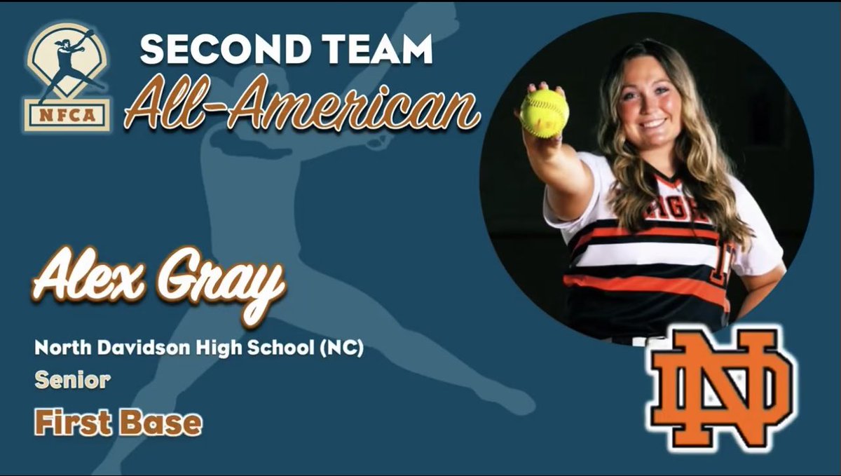 Alexandria Gray (@alexgray2023) on Twitter photo Definitely ended my high school career with a bang with being named Second Team All-American! So glad I got to see my hard work pay off and will continue working hard to make just as much of an impact at <a href="/LRSoftball/">Lenoir-Rhyne Softball</a> next year🐻!
<a href="/BanditsNc/">Bandits Elite Premier Crowe</a> <a href="/NDBKSoftball/">Lady Knights Softball</a> Definitely ended my high school career with a bang with being named Second Team All-American! So glad I got to see my hard work pay off and will continue working hard to make just as much of an impact at <a href="/LRSoftball/">Lenoir-Rhyne Softball</a> next year🐻!
<a href="/BanditsNc/">Bandits Elite Premier Crowe</a> <a href="/NDBKSoftball/">Lady Knights Softball</a>