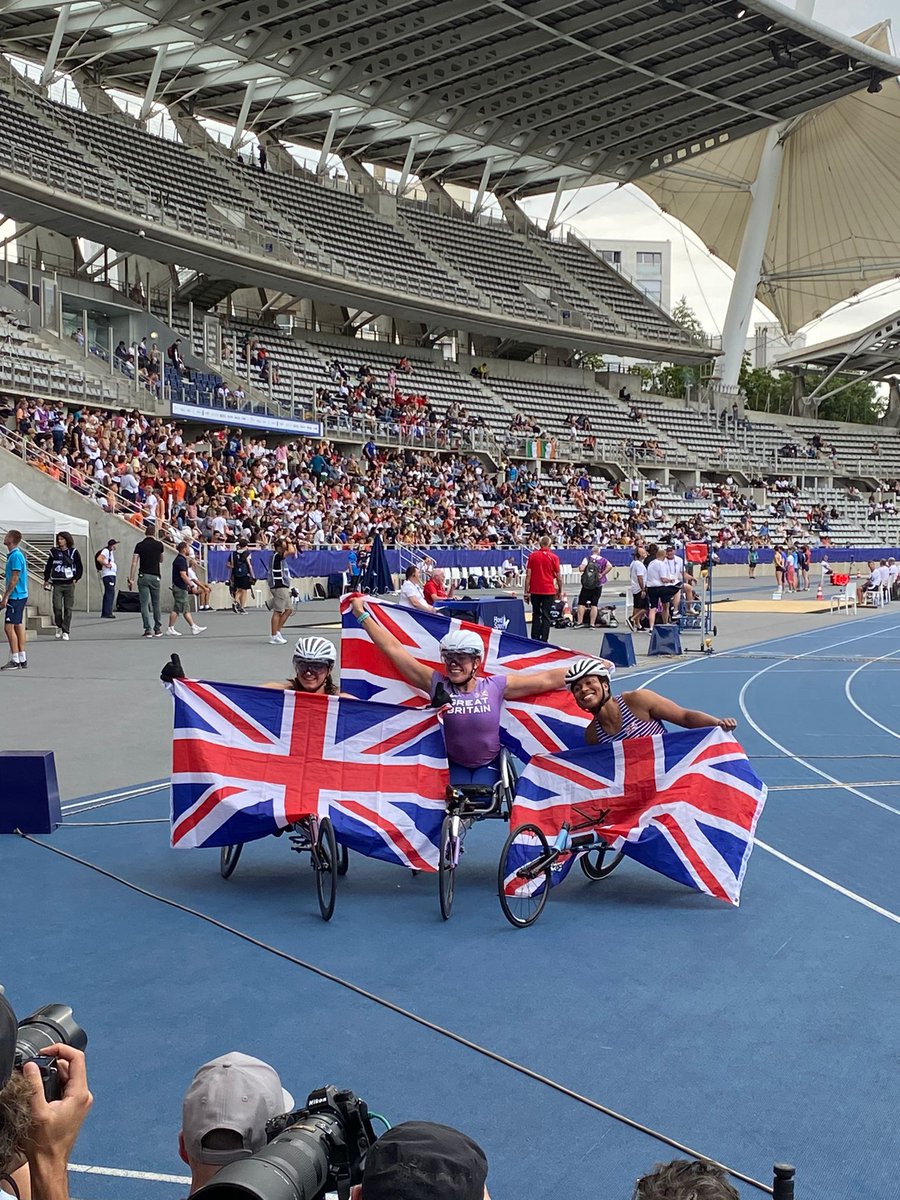 British Athletics (@britathletics) on Twitter photo 🥉 <a href="/fabs_andre/">Fabienne André</a> 🥇 <a href="/HanCockroft/">Hannah Cockroft OBE PLY DL</a> 🥈 <a href="/AdeneganK/">Karé Adenegan</a>
#PARIS2023 | #WhereItStarts 🥉 <a href="/fabs_andre/">Fabienne André</a> 🥇 <a href="/HanCockroft/">Hannah Cockroft OBE PLY DL</a> 🥈 <a href="/AdeneganK/">Karé Adenegan</a>
#PARIS2023 | #WhereItStarts
