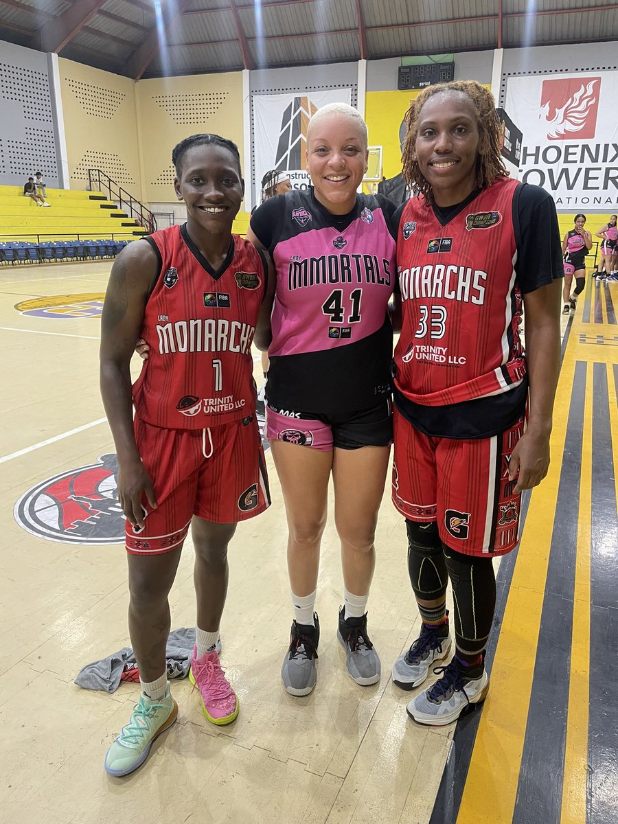Past and present Chippewas bringing the heat down in the Dominican Republic‼️Alumnae Micaela Kelly and Brandie Baker and current Assistant Coach Toccara Ross all competed in the United Cup of Champions. CMU is where the pros go!🔥⬆️🏀 #FireUpChips #WeAre1