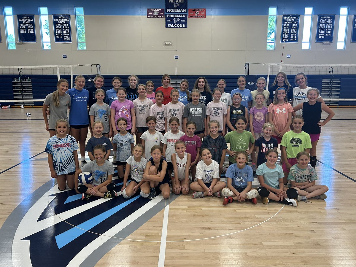 LexiHolland2's tweet photo. Camp Week = The Best Week 🏐 #freemanfalcons https://t.co/LJh1OBYsdQ