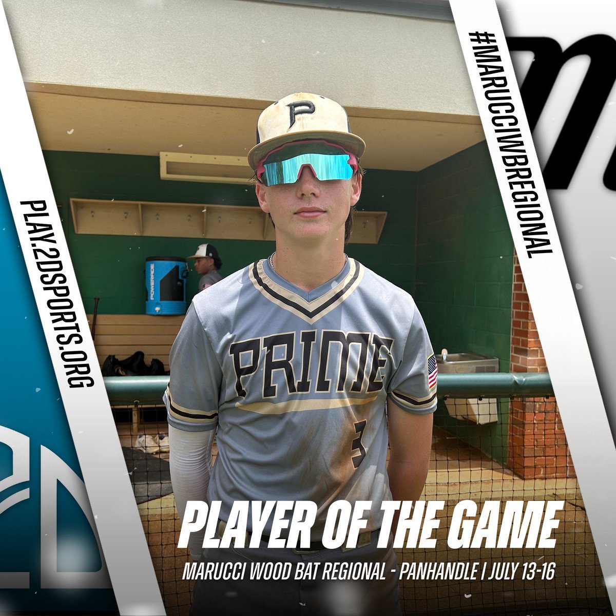 2DsportsbsbPOG's tweet photo. ⭐️ PLAYER OF THE GAME ⭐️

Lane Grissett: 2H, 2RBI

Summer Team: @pipeline_prime 

@2DsportsFL 
#MarucciWBRegional https://t.co/DYFeJ3OemZ