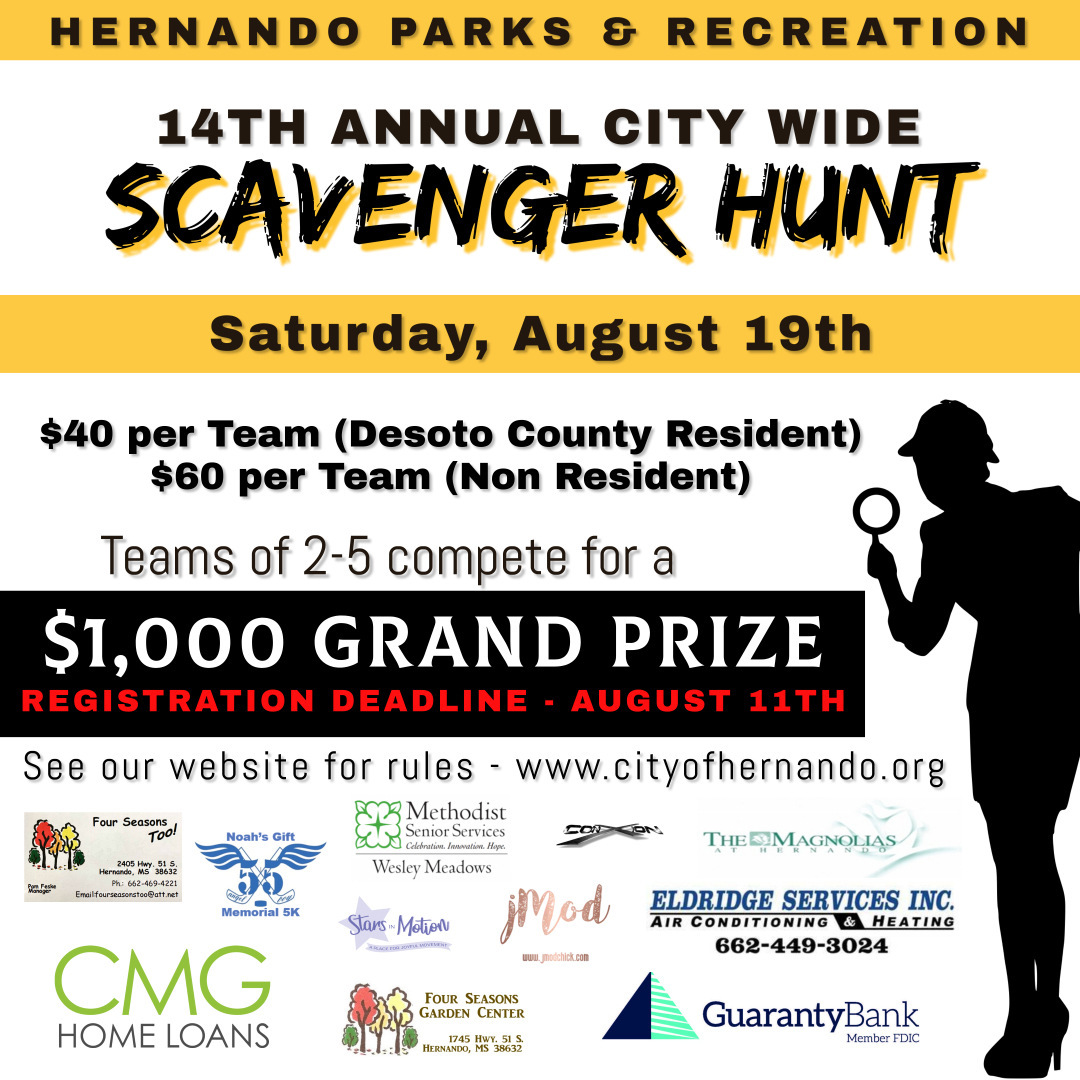 Get your team together for THE HUNT!!!