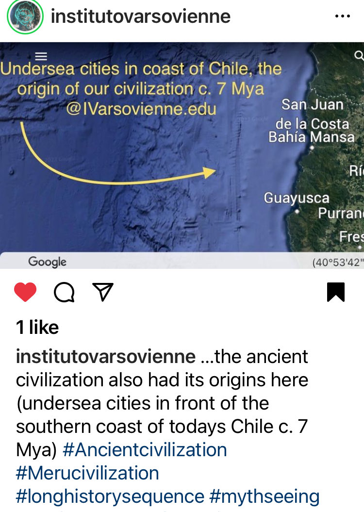 Merucivilzation's tweet photo. …a recent technological setback in the North Atlantic will not stop investigations in the SE #Pacificocean in front of the SE coast of #Patagonia and under the #DrakePassage #Atlantis, suspected locations of the origins of our civilization around 7 Mya. #PacificOcean #undersea https://t.co/UaEa6TnaE0