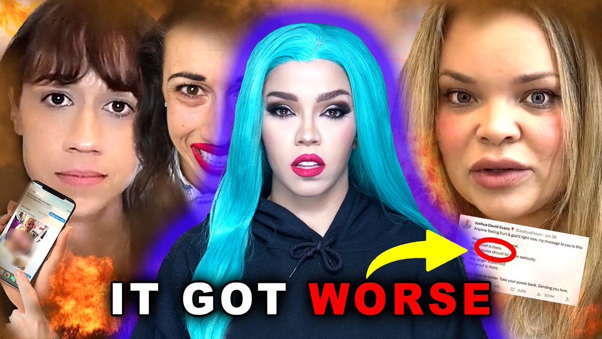 SpankieV's tweet photo. Ok Colleen Ballinger, since you’re allergic to facts

Part 2 of my massive Colleen Ballinger docu series is here ft. interviews w @theadammcintyre @g3minij0hn @noitsbecks @gamer_aIex &amp; soon @mxoliverl  

Watch here: https://t.co/7LdmBiOChY

And trust, Part 3 is going to SHOCK you https://t.co/0dbZWa9PGn