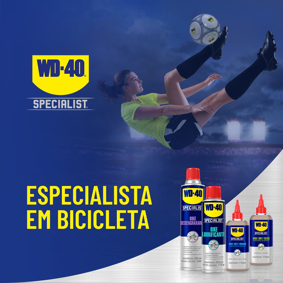 wd40brasil's tweet photo. Elas são especialistas em bicicleta, e nós também! 😉
Vamos torcer juntos pelas nossas meninas do Brasil 🇧🇷⚽

#wd40 #wd40brasil #copa2023 #futebolfeminino https://t.co/Q2ffxTEexO