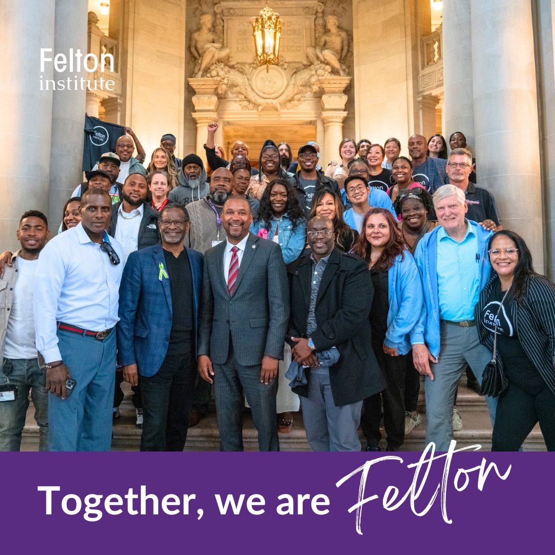 Felton Institute (@feltoninstitute) on Twitter photo Thank you Supervisor <a href="/shamannwalton/">Shamann Walton</a> for recognizing the dedication of all of Felton Institute's Site F staff and volunteers. We are excited to say that Site F will stay open, which is a big win for residents and staff at the site! <a href="/sfgov/">City of San Francisco</a> <a href="/londonbreed/">London Breed</a>
#TogetherWeAreFelton Thank you Supervisor <a href="/shamannwalton/">Shamann Walton</a> for recognizing the dedication of all of Felton Institute's Site F staff and volunteers. We are excited to say that Site F will stay open, which is a big win for residents and staff at the site! <a href="/sfgov/">City of San Francisco</a> <a href="/londonbreed/">London Breed</a>
#TogetherWeAreFelton