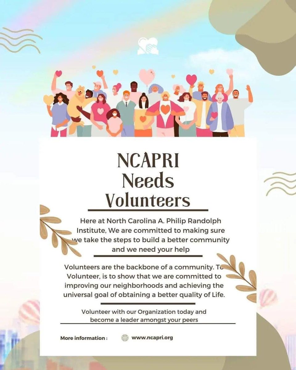 Jeffrey3597's tweet photo. 🚨🚨GET INVOLVED TODAY🚨🚨
#NCAPRI https://t.co/nCr3suxDFK