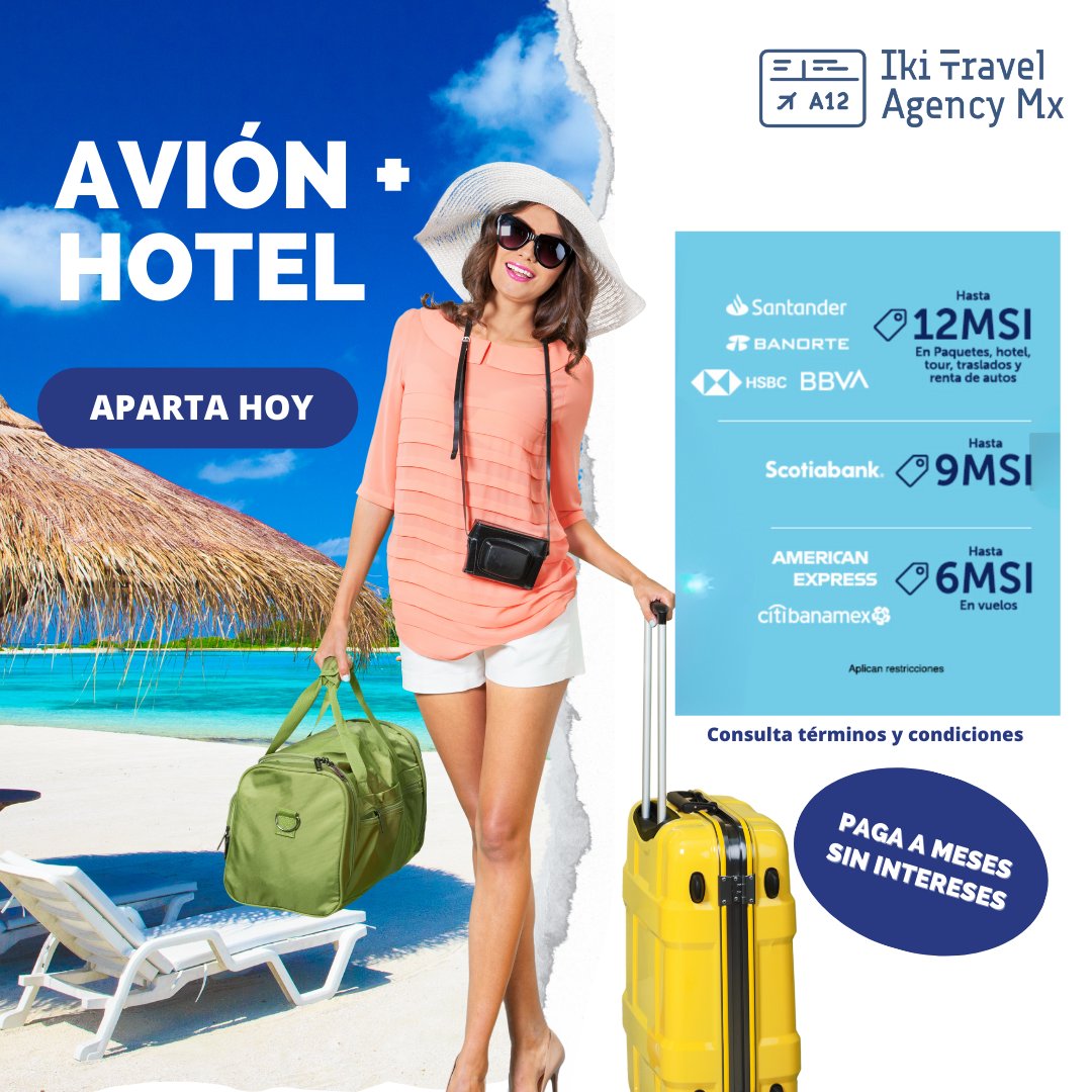 ikitravel_mx's tweet photo. 🌴No pierdas esta oportunidad única de disfrutar de las mejores #playasdemexico a precios increíbles. ¡Reserva hoy mismo y comienza a soñar con tus vacaciones perfectas! 🌴
🏖️¡La playa te espera sin preocupaciones!
#ikitips #travelplanner #PlayasMexicanas #RelaxBajoElSol https://t.co/ucq5sv6x5U