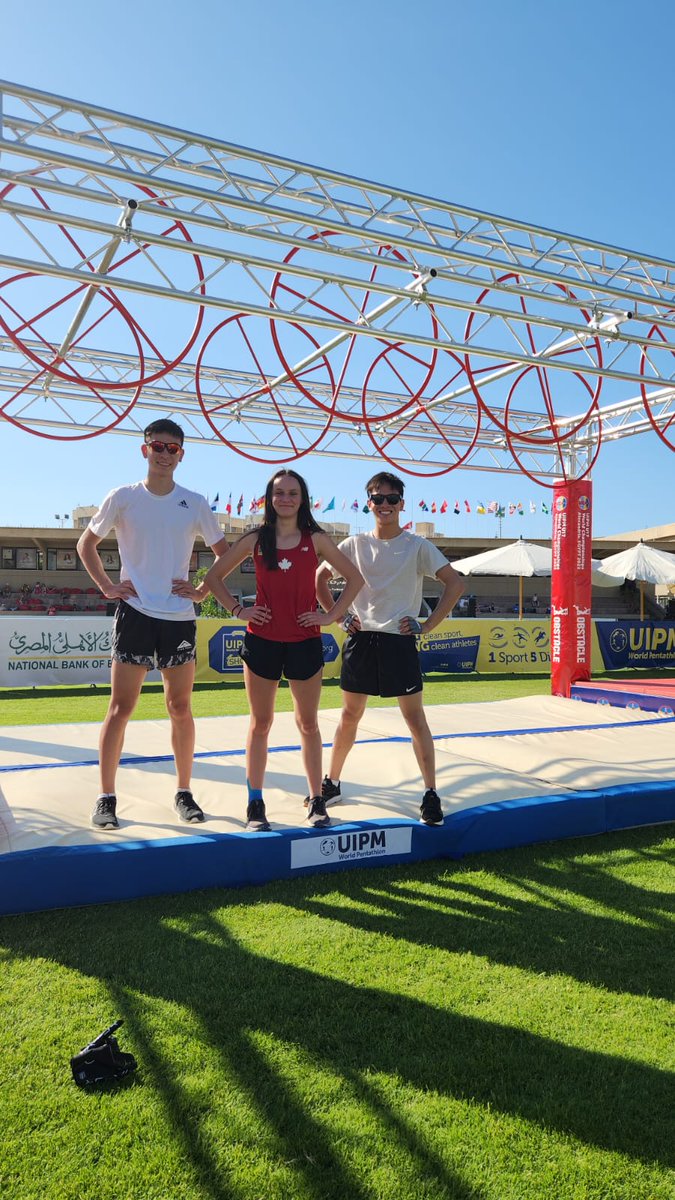 Finals alert!        Congratulations to Jacob Li, Lucan Marsh and Elena Arkison, who have all made the Finals at the UIPM U17 World Championships 🇨🇦<a href="/WorldPentathlon/">UIPM - World Pentathlon</a> #ModernPentathlon #5uperathletes  @PentathlonAlberta <a href="/SportCanada_EN/">Sport Canada</a> <a href="/TeamCanada/">Team Canada</a>  Info: bitly.ws/Ldgv