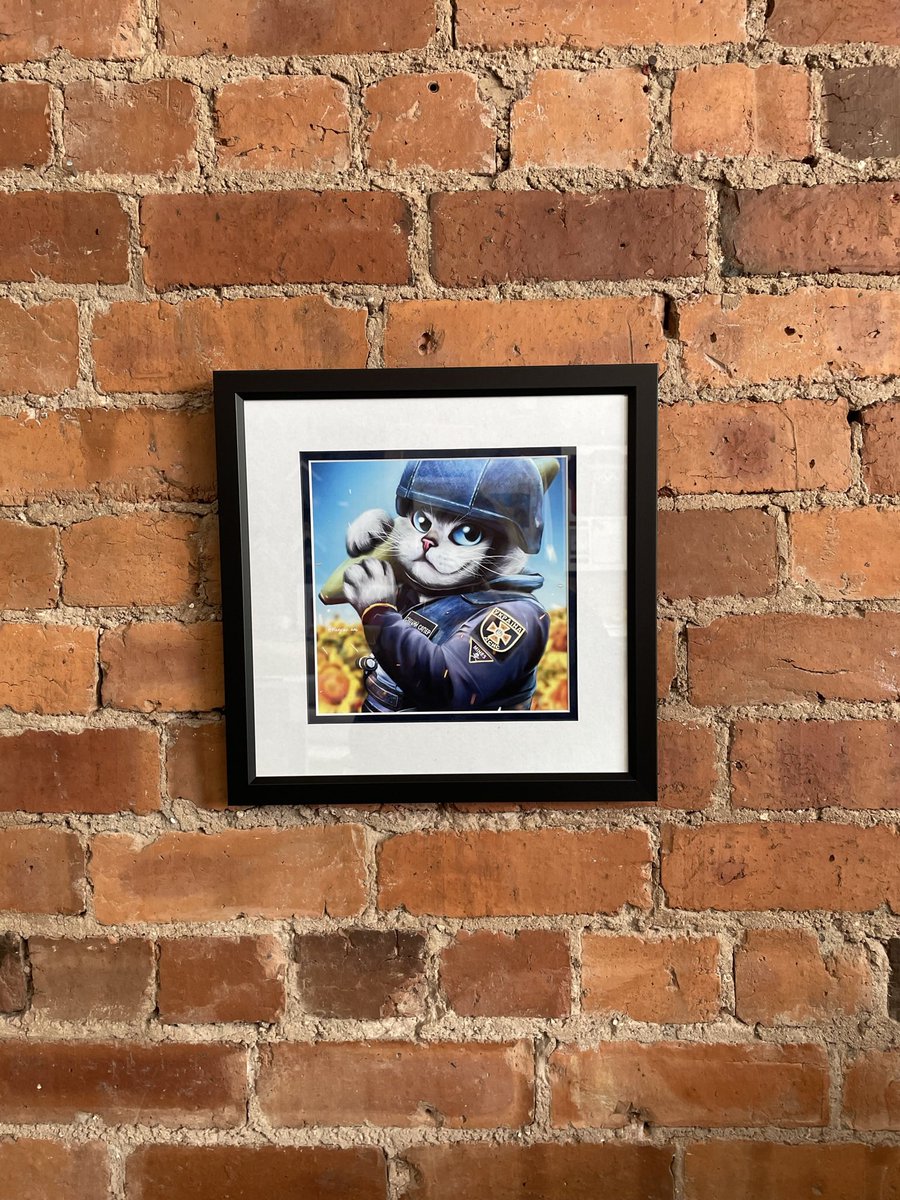 Some fantastic artwork framed by Alwynn and Lisa at In2Frames Picture Framing Chesterfield Call in if you’d like to buy any of these, all in aid of <a href="/Ukraine/">Ukraine / Україна</a> support