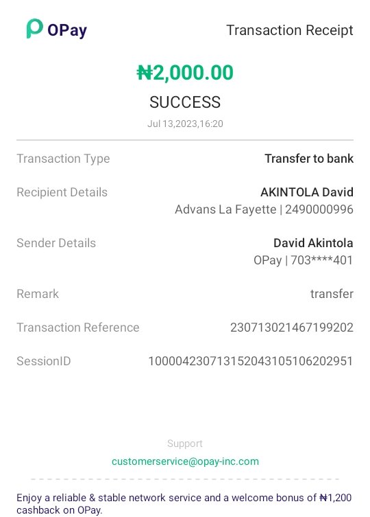 davidkeeng's tweet image. @OPay_NG  @OPaySupport  @Opaychat @cenbank 

Opay returne my money before thunder fire you.

#opayscam
#returnmymoney