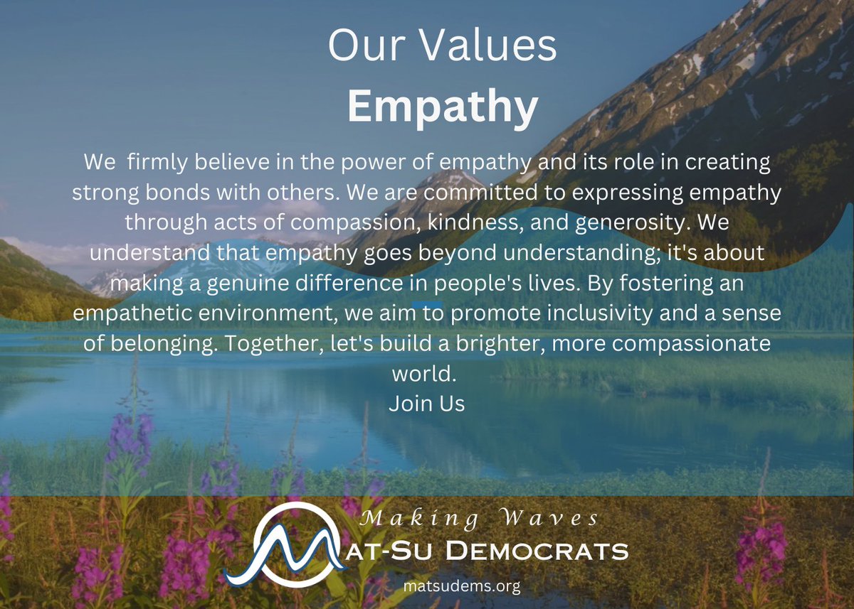 MatSuDems's tweet photo. If you share our values, join us. 🌊 https://t.co/LbcBLSbhfD💙✨ #EmpathyMatters #CompassionateLeadership https://t.co/eAWA5sxrTy