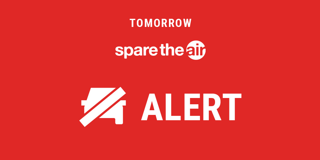 A #SparetheAir Alert has been issued for tomorrow, 7/14, due to unhealthy ozone, or smog in the Bay Area. Limit your driving to reduce air pollution. For more info, visit sparetheair.org.