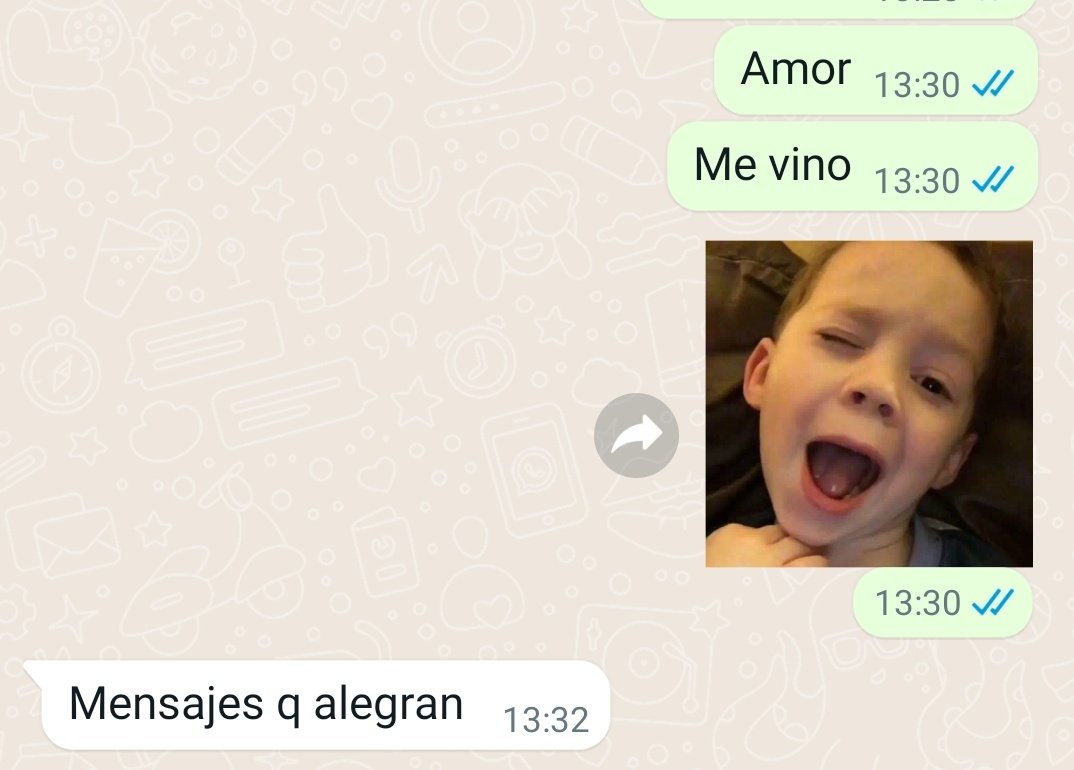 Me viene 
Mi novio automáticamente: