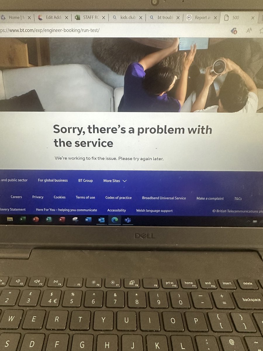 hellzbellz84's tweet photo. @bt_uk what is going on with broadband in Southend area? Just tried troubleshooting and says the below lol 😂 #nothelpful https://t.co/CQ7XFolz1k