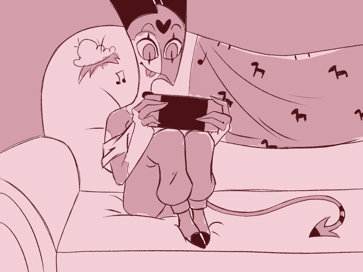 BerriedTreasur3's tweet photo. I’m gonna be honest I have no idea why I drew this 

#HelluvaBoss https://t.co/PrwEmwFPCB